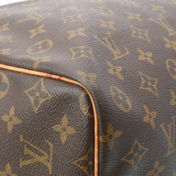 Louis Vuitton Monogram Keepall Brown Canvas Boston Bag - Picture 8 of 9